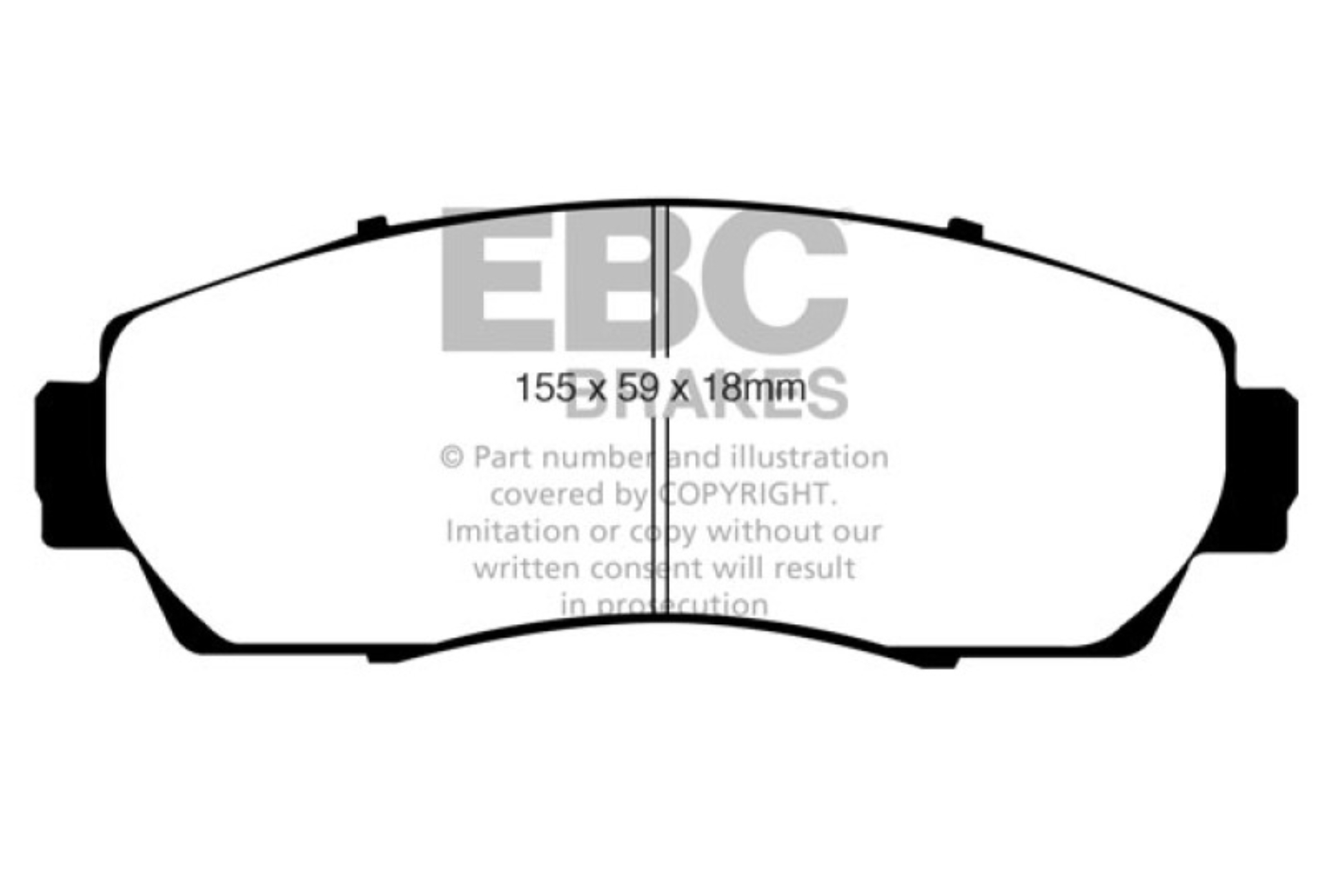 Picture of EBC Redstuff Brake Pad Sets - DP31743C