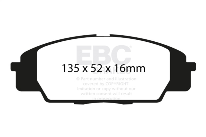 Picture of EBC Redstuff Brake Pad Sets - DP31254C