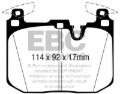 Picture of EBC Yellowstuff Brake Pad Sets Front - DP42360R