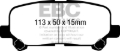 Picture of EBC Yellowstuff Brake Pad Sets - DP41802R