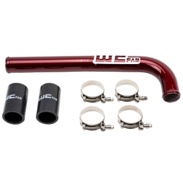 Picture of Wehrli WCF Upper Coolant Pipe Radiator Hoses - WCF100517-RED
