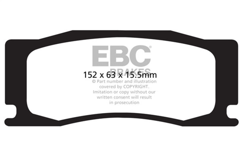 Picture of EBC Yellowstuff Brake Pad Sets - DP42111R