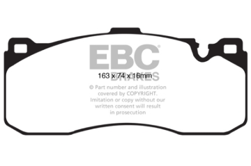Picture of EBC Greenstuff Brake Pad Sets - DP21995
