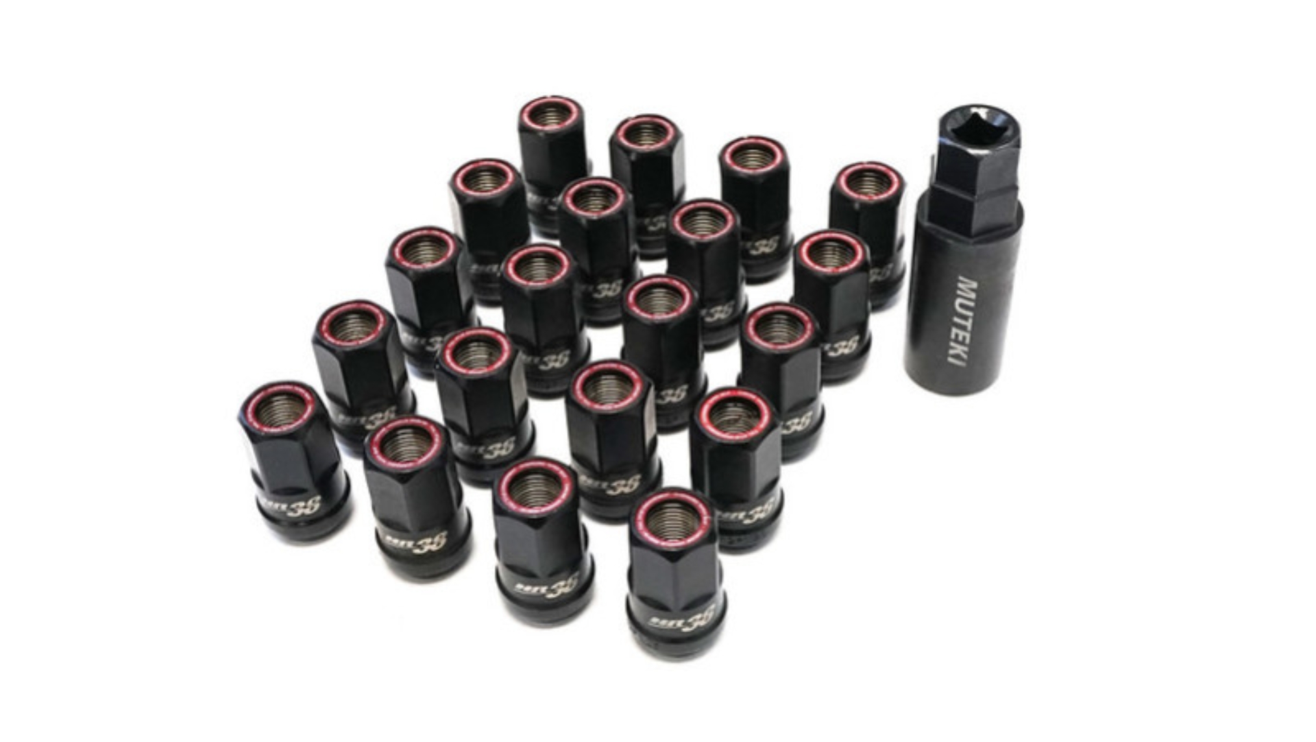 Picture of Wheel Mate WM Muteki HR38 Open End Nuts Lug Nuts - HR3806TR