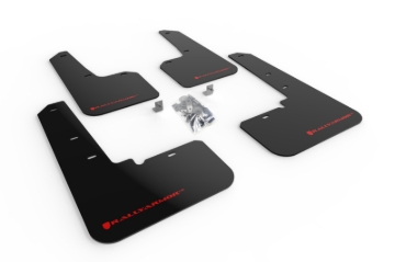 Picture of Rally Armor RAL UR Blk Flap/Rd Logo Mud Flaps - MF66-UR-BLK/RD