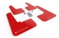 Picture of Rally Armor RAL UR Red Flap/Wht Logo Mud Flaps - MF66-UR-RD/WH