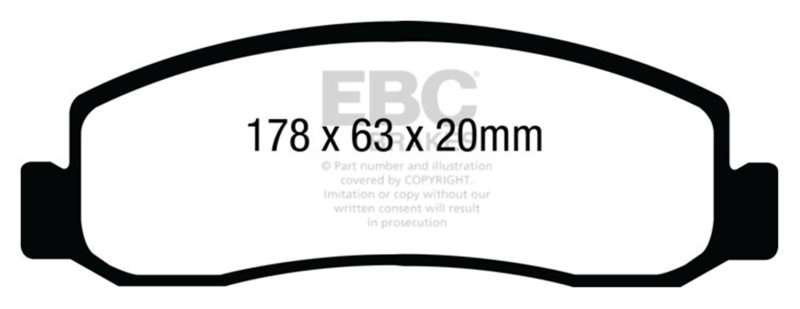 Picture of EBC Greenstuff Brake Pad Sets - DP61892