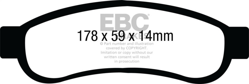 Picture of EBC Ultimax2 Brake Pad Sets - UD1334