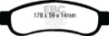 Picture of EBC Yellowstuff Brake Pad Sets - DP41893R