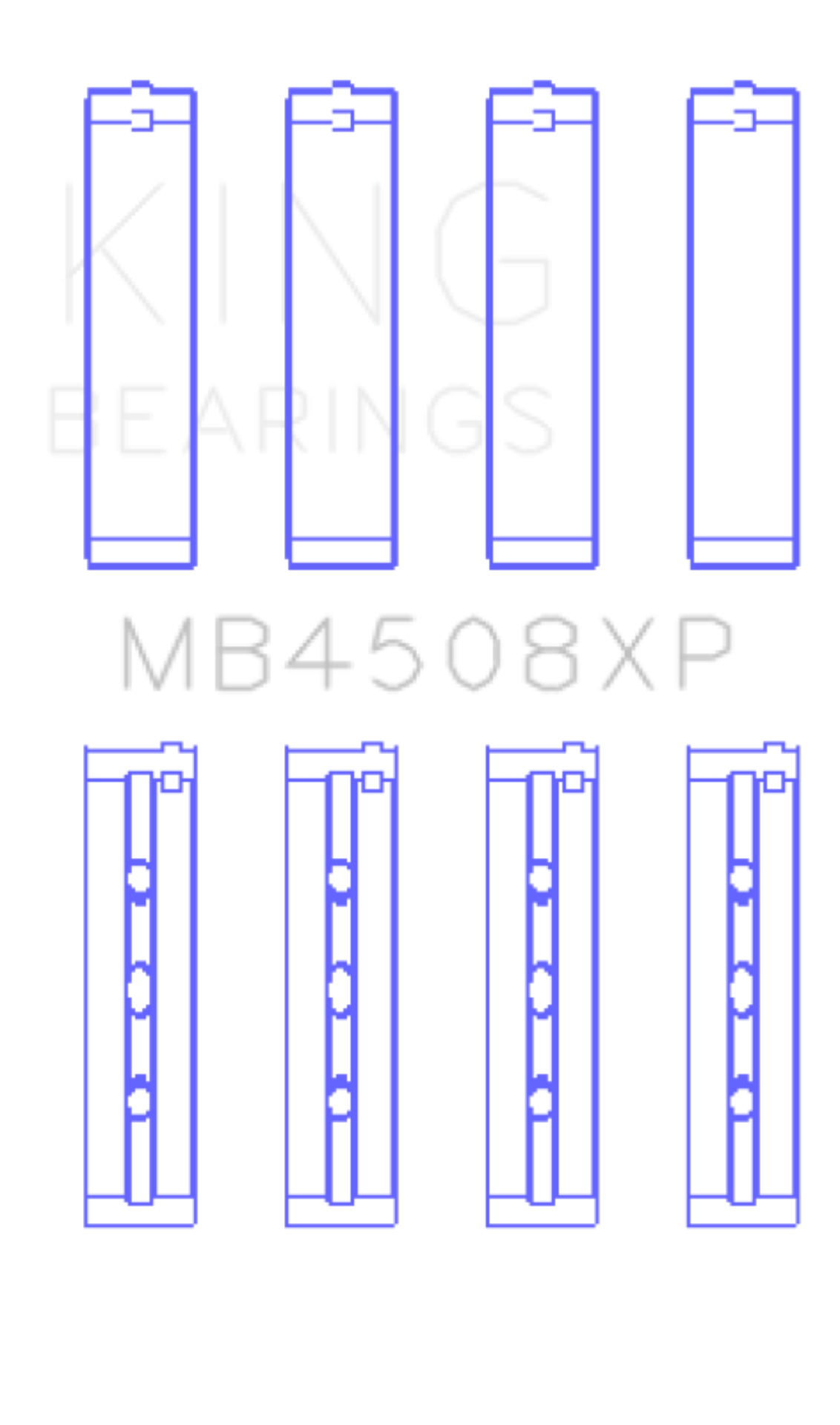 Picture of King Engine Bearings KING Main Bearings - MB4508XP