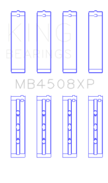 Picture of King Engine Bearings KING Main Bearings - MB4508XP