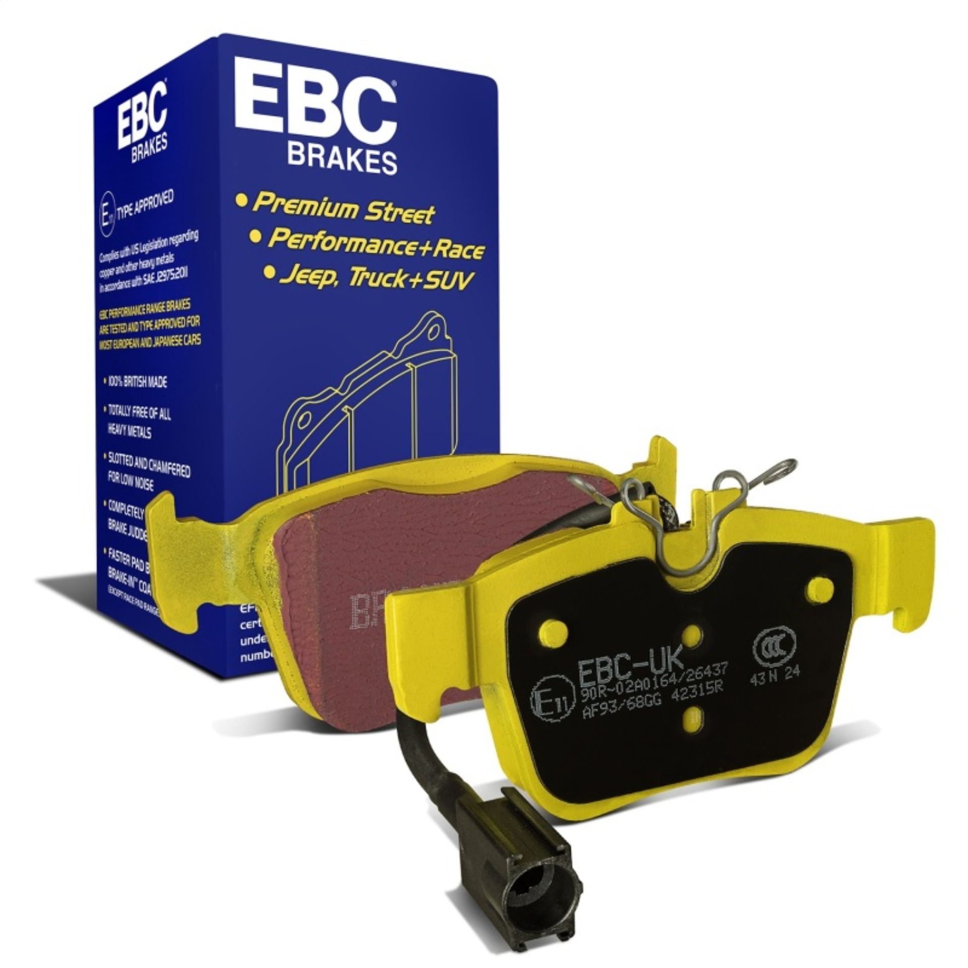 Picture of EBC Yellowstuff Brake Pad Sets - DP42315R
