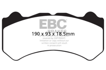 Picture of EBC Yellowstuff Brake Pad Sets - DP41983R