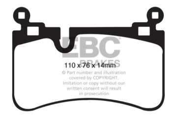 Picture of EBC Redstuff Brake Pad Sets - DP31839C