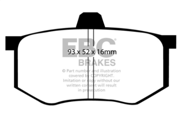 Picture of EBC Ultimax2 Brake Pad Sets - UD1368