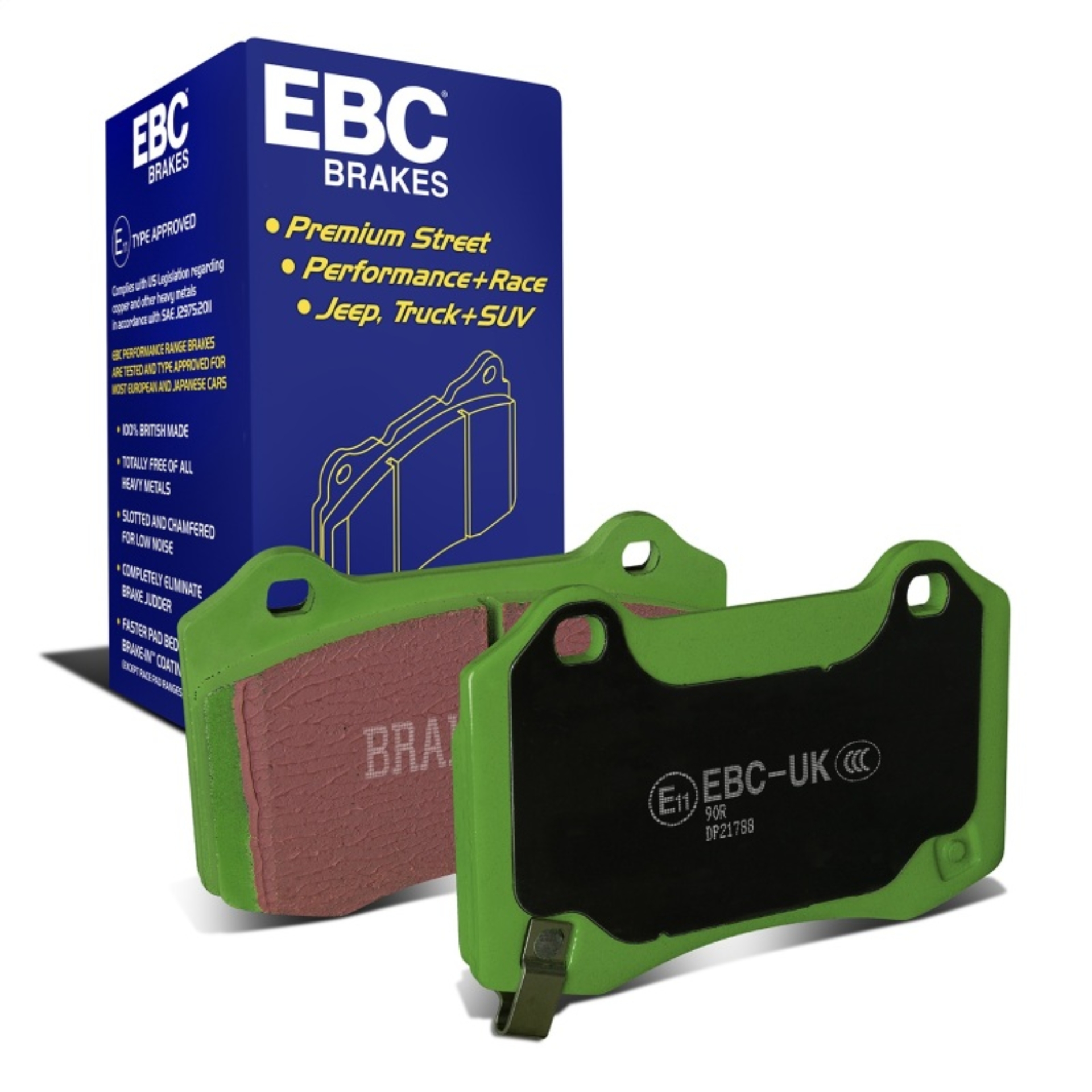 Picture of EBC Greenstuff Brake Pad Sets - DP21788