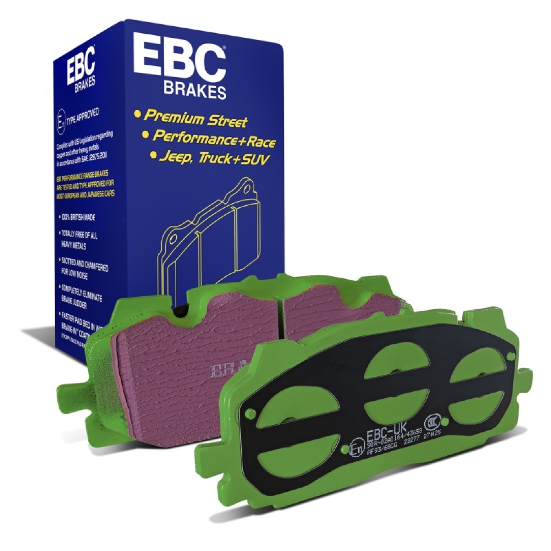 Picture of EBC Greenstuff Brake Pad Sets - DP22277