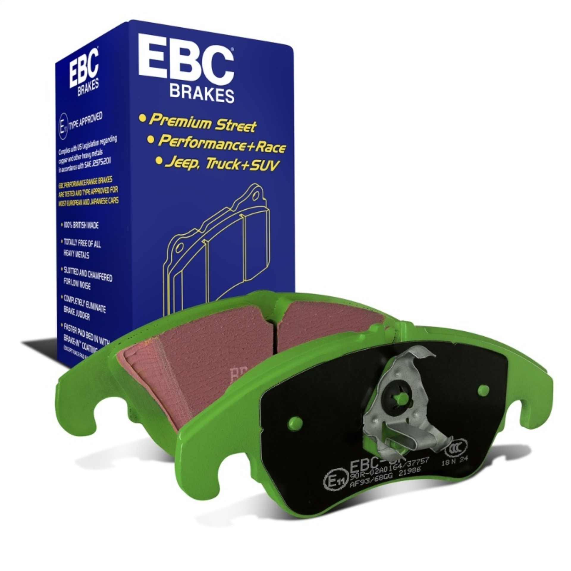 Picture of EBC Greenstuff Brake Pad Sets - DP21986