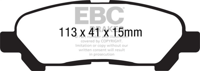Picture of EBC Ultimax2 Brake Pad Sets - UD1325