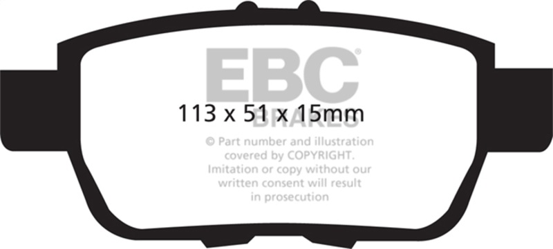 Picture of EBC Ultimax2 Brake Pad Sets - UD1103