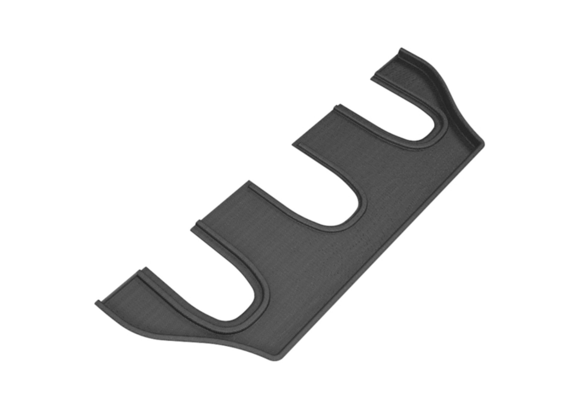 Picture of 3D MAXpider ACE Kagu-3rd Row-Black Floor Mats - L1TL00231509