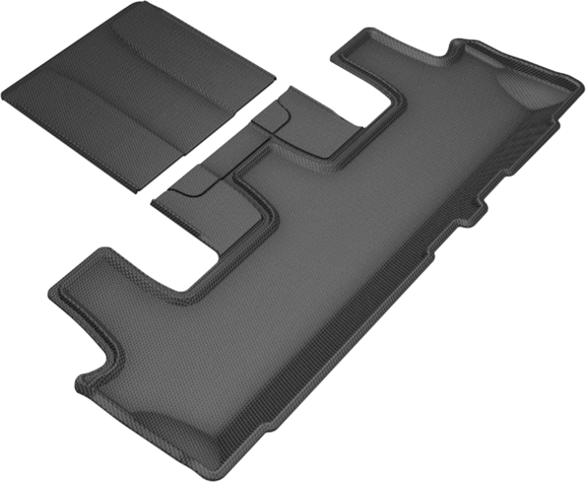 Picture of 3D MAXpider ACE Kagu-3rd Row-Black Floor Mats - L1LC01231509