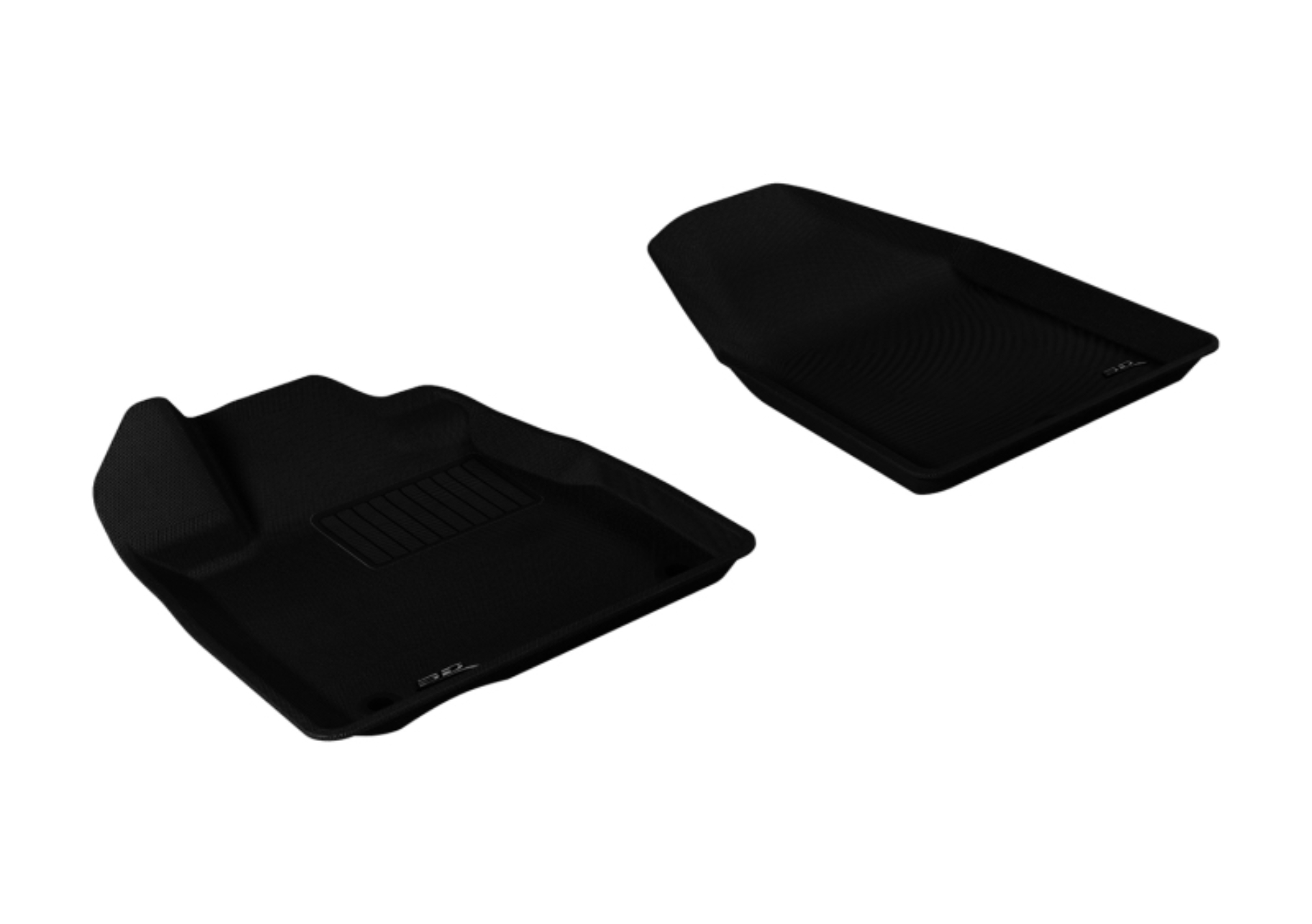 Picture of 3D MAXpider ACE Kagu-Front-Black Floor Mats - L1AC00011509