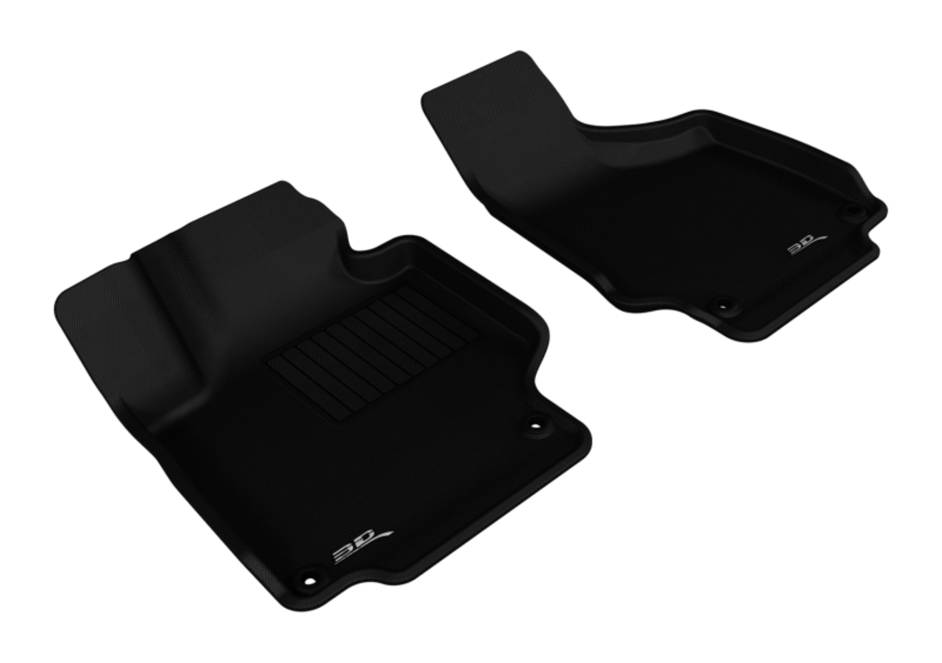 Picture of 3D MAXpider ACE Kagu-Front-Black Floor Mats - L1AD02911509