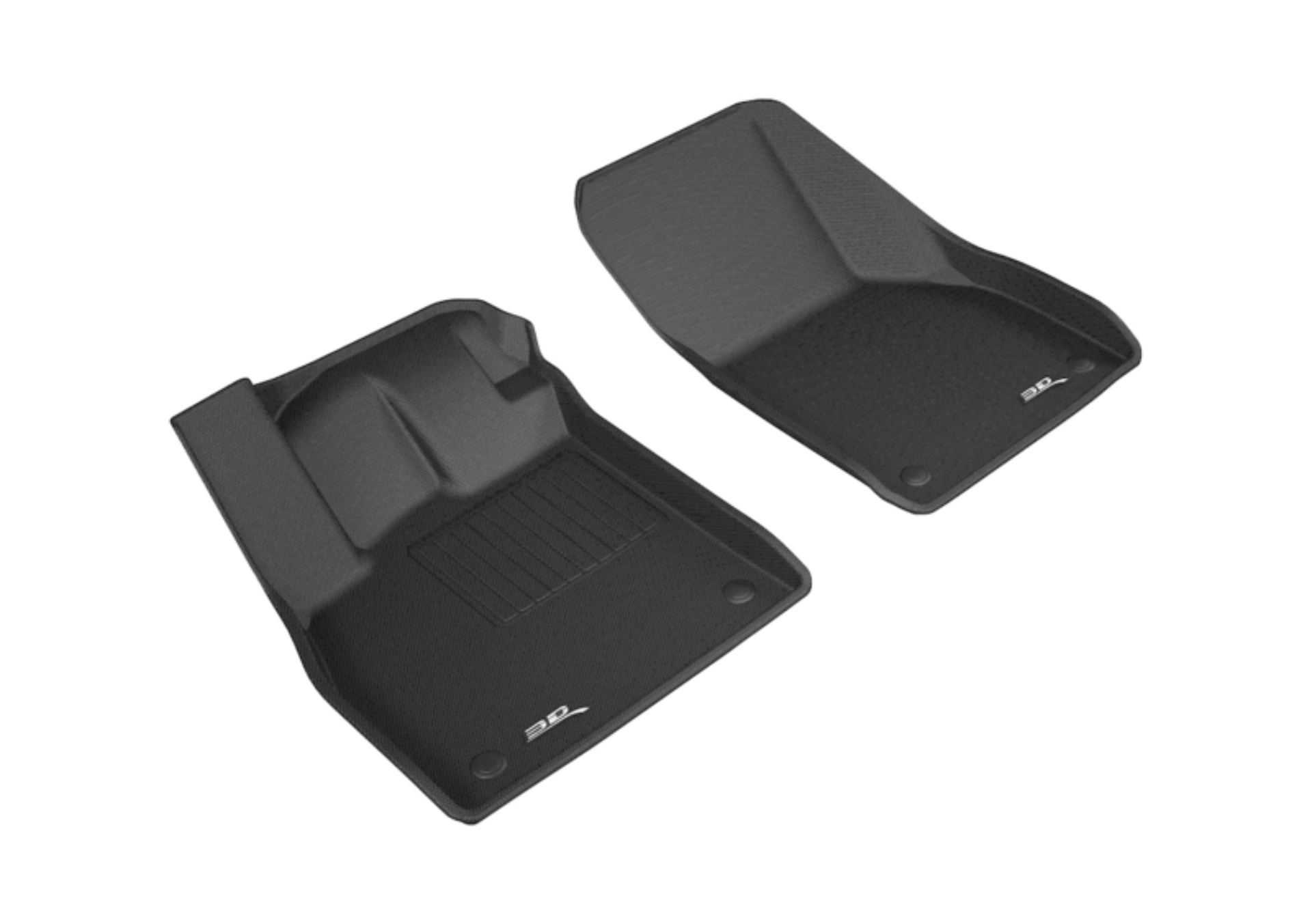 Picture of 3D MAXpider ACE Kagu-Front-Black Floor Mats - L1AD04611509