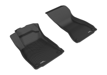 Picture of 3D MAXpider ACE Kagu-Front-Black Floor Mats - L1AD04211509
