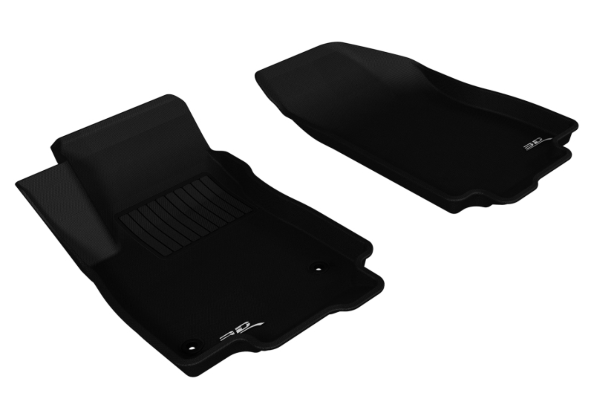 Picture of 3D MAXpider ACE Kagu-Front-Black Floor Mats - L1BC01611509