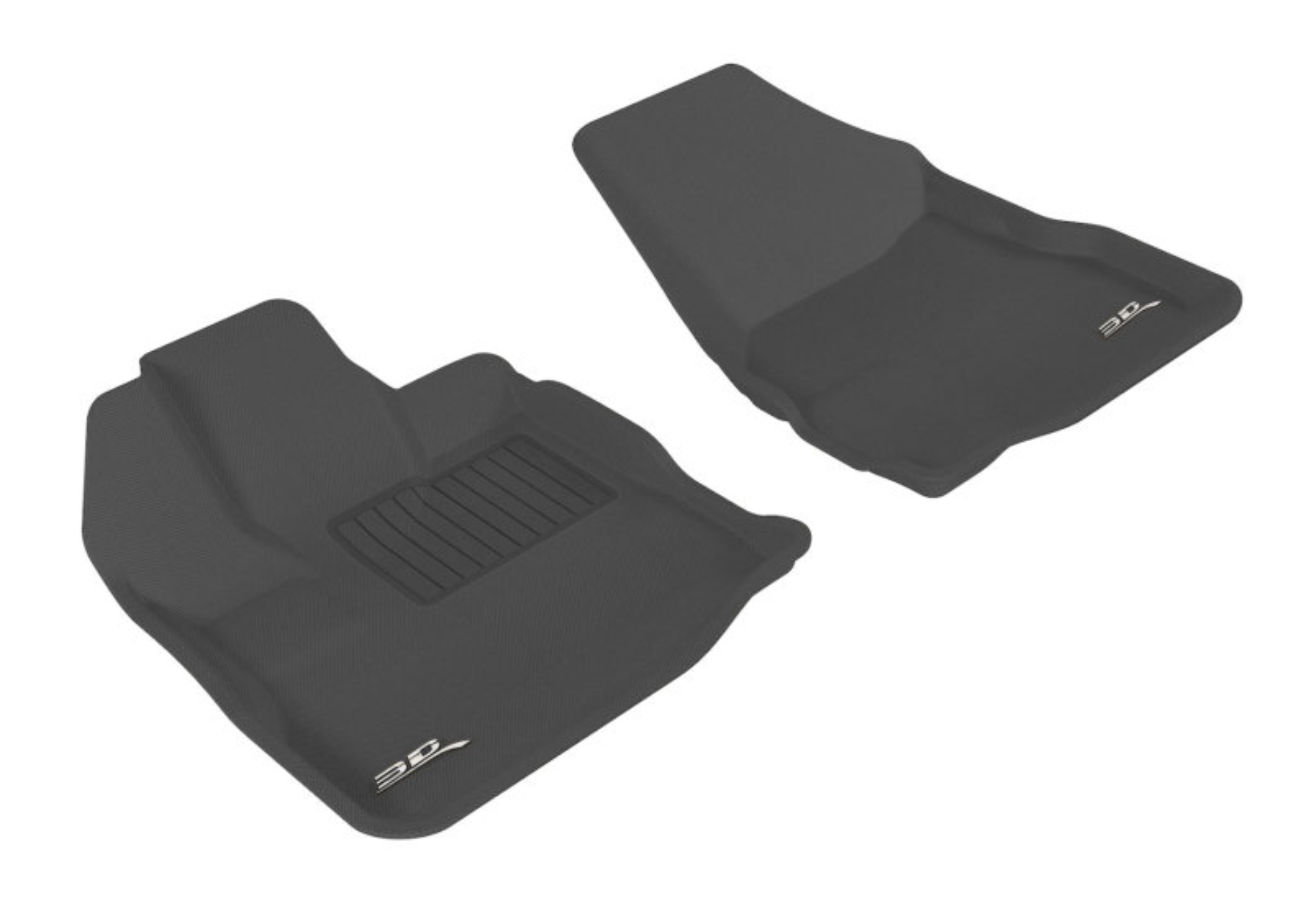 Picture of 3D MAXpider ACE Kagu-Front-Black Floor Mats - L1CH01411509