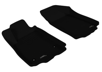 Picture of 3D MAXpider ACE Kagu-Front-Black Floor Mats - L1CH02911509