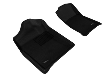 Picture of 3D MAXpider ACE Kagu-Front-Black Floor Mats - L1CH05111509