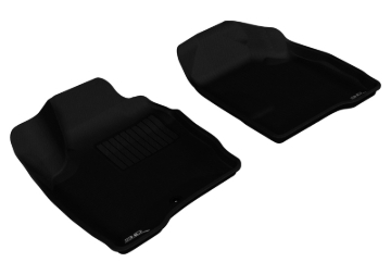 Picture of 3D MAXpider ACE Kagu-Front-Black Floor Mats - L1CH04311509