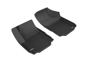 Picture of 3D MAXpider ACE Kagu-Front-Black Floor Mats - L1CH08511509