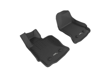 Picture of 3D MAXpider ACE Kagu-Front-Black Floor Mats - L1CH07811509
