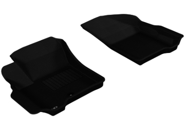 Picture of 3D MAXpider ACE Kagu-Front-Black Floor Mats - L1DG00511509