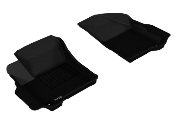Picture of 3D MAXpider ACE Kagu-Front-Black Floor Mats - L1DG01211509
