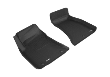 Picture of 3D MAXpider ACE Kagu-Front-Black Floor Mats - L1DG02611509