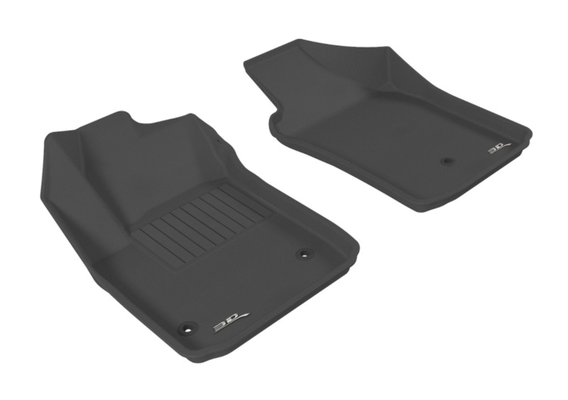 Picture of 3D MAXpider ACE Kagu-Front-Black Floor Mats - L1FA00311509