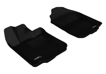 Picture of 3D MAXpider ACE Kagu-Front-Black Floor Mats - L1FR01311509