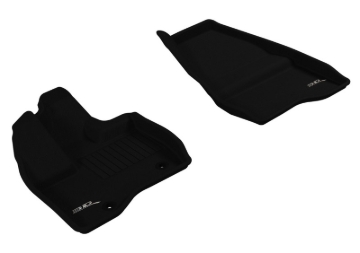 Picture of 3D MAXpider ACE Kagu-Front-Black Floor Mats - L1FR03611509