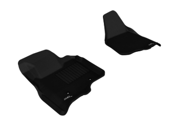Picture of 3D MAXpider ACE Kagu-Front-Black Floor Mats - L1FR07011509