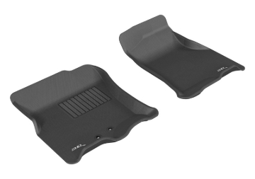 Picture of 3D MAXpider ACE Kagu-Front-Black Floor Mats - L1FR07711509