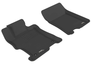 Picture of 3D MAXpider ACE Kagu-Front-Black Floor Mats - L1HD00811509