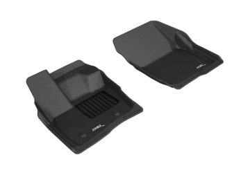 Picture of 3D MAXpider ACE Kagu-Front-Black Floor Mats - L1FR10911509