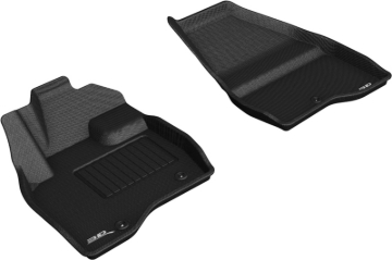 Picture of 3D MAXpider ACE Kagu-Front-Black Floor Mats - L1FR11111509