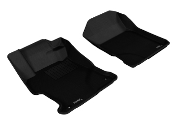 Picture of 3D MAXpider ACE Kagu-Front-Black Floor Mats - L1HD04111509