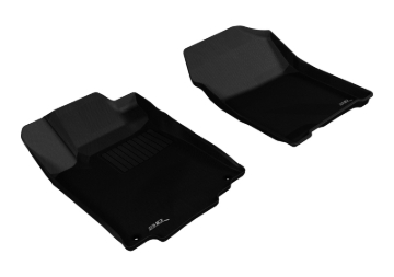 Picture of 3D MAXpider ACE Kagu-Front-Black Floor Mats - L1HD04311509